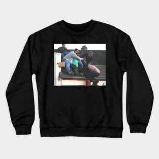 Rooftop action Crewneck Sweatshirt